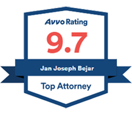 Avvo Rating 9.7 Badge Jan Joseph Bejar Topo Attorney