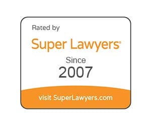Rated by super lawyers since 2007